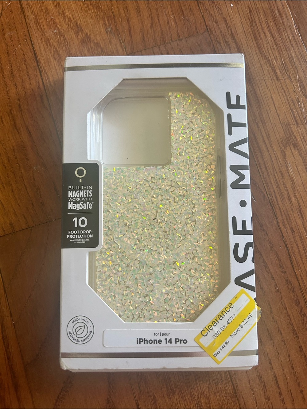Case-Mate Glitter MagSafe-Compatible iPhone 14 Pro Case -